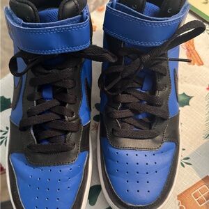 Nike High-Top Sneakers - Blue and Black